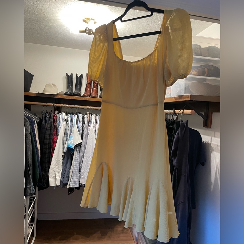 ASTR L Yellow Sundress